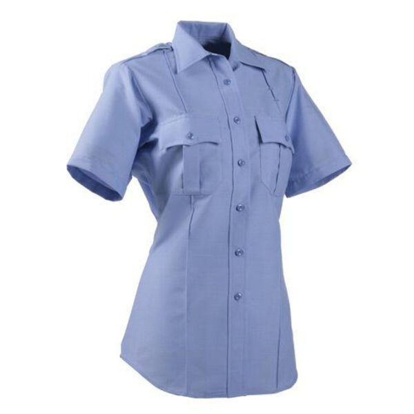 paragon plus™ women's short sleeve poplin shirt