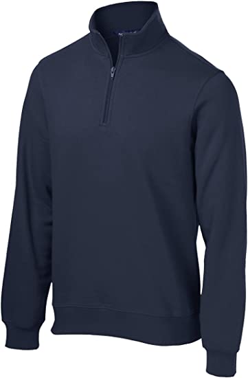 sport tek® 1/4 zip sweatshirt