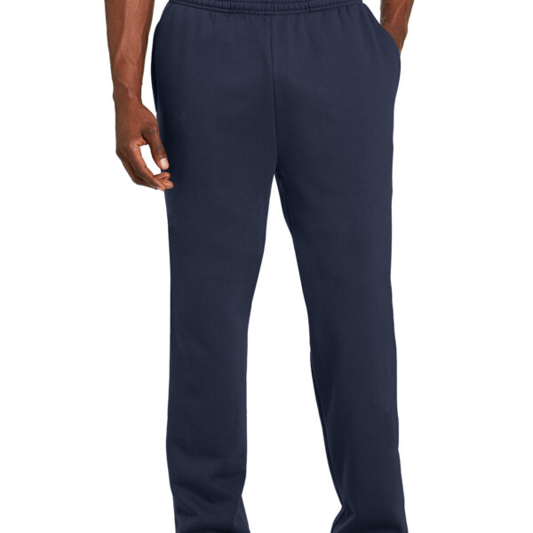 sport tek open bottom sweatpant