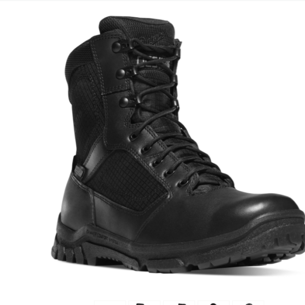 danner lookout 8" ems side zip comp toe boot